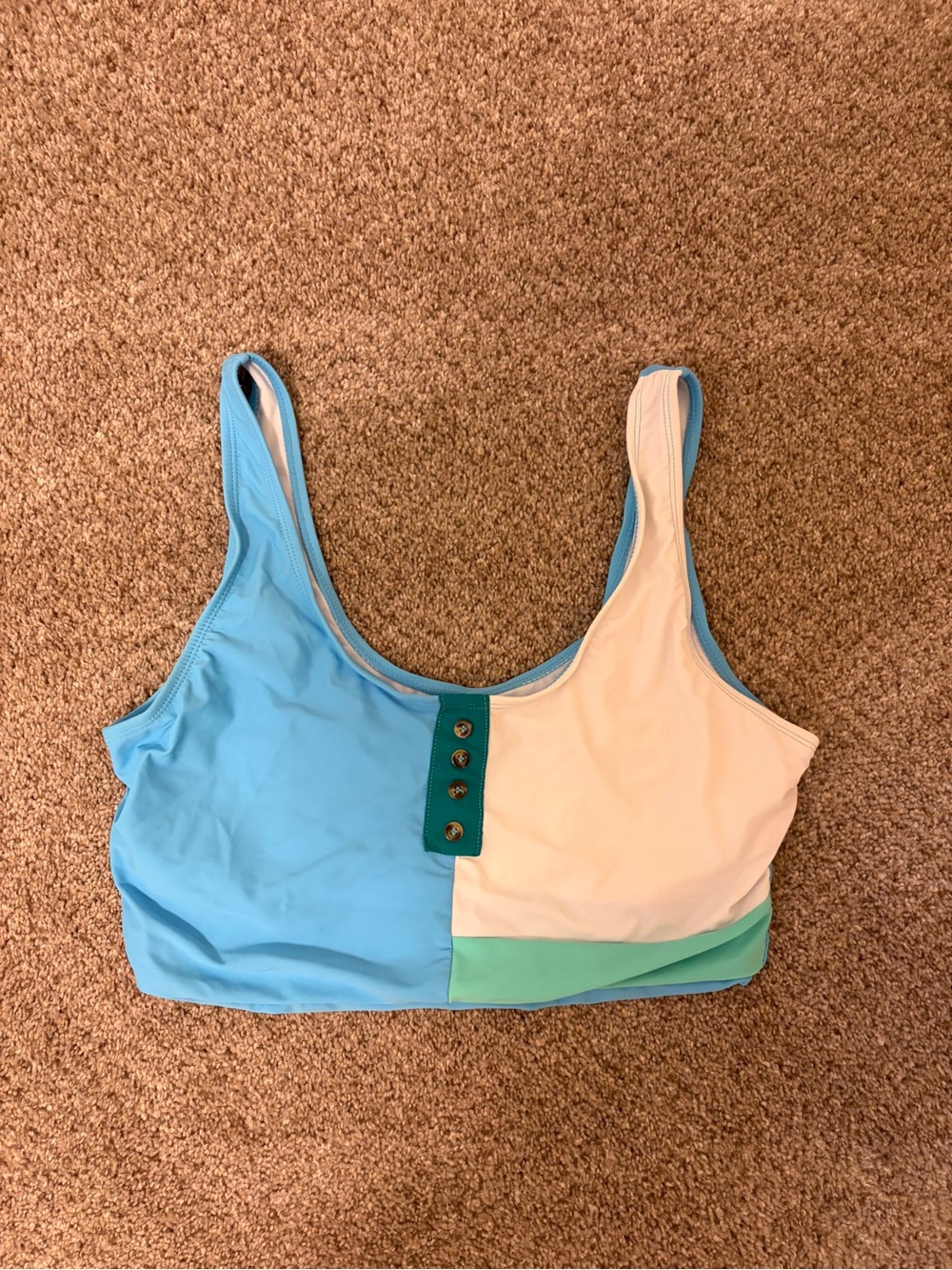 Coral reef XL Bikini top